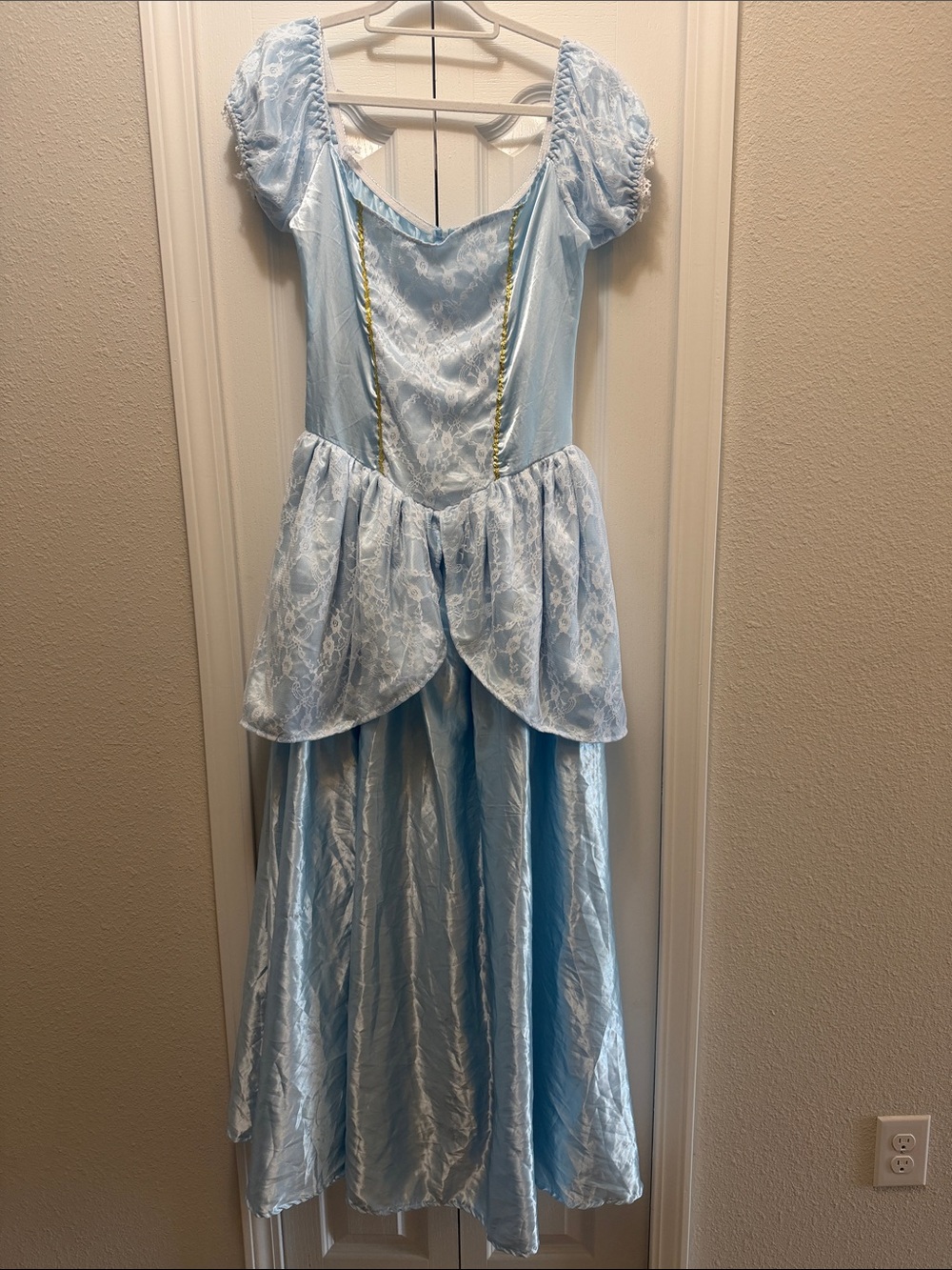 Princess “Cinderella Like” Costume Adult Light Blue  Women’s Dress